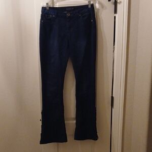 Traffic Dark Blue Flare Jeans